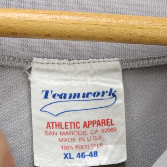 Vintage Teamwork Athletic Apparel x Dodgers Jersey Men XL Gray Baseball #33 Rare - Picture 5 of 8